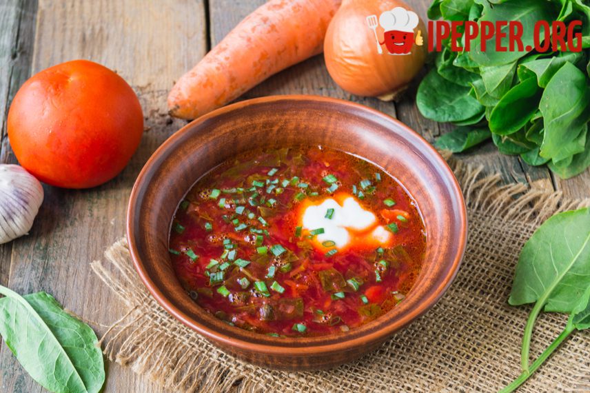 Recipe Green borscht on lard. Шаг 10