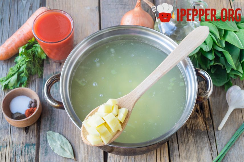 Recipe Green borscht on lard. Шаг 2