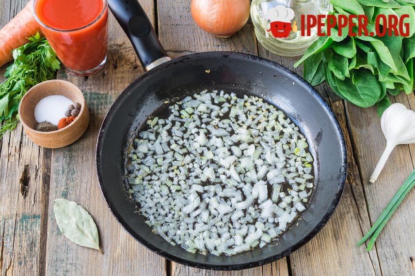 Recipe Green borscht on lard. Шаг 6