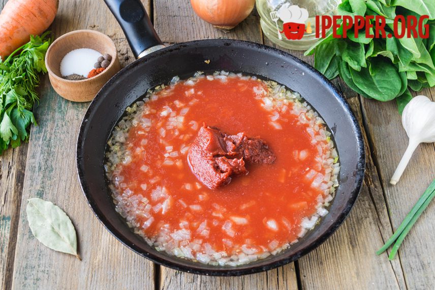 Recipe Green borscht on lard. Шаг 7