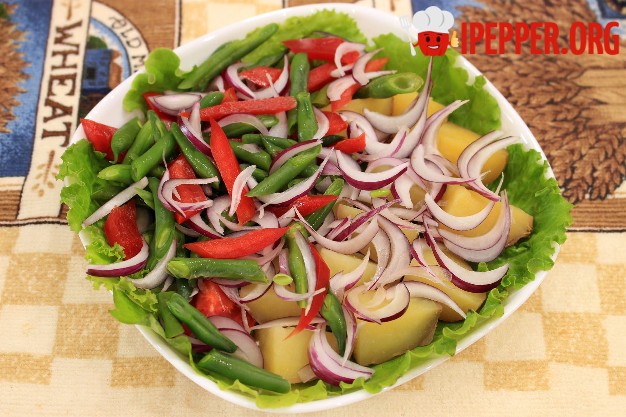 Recipe Nicoise salad with tuna. Шаг 5
