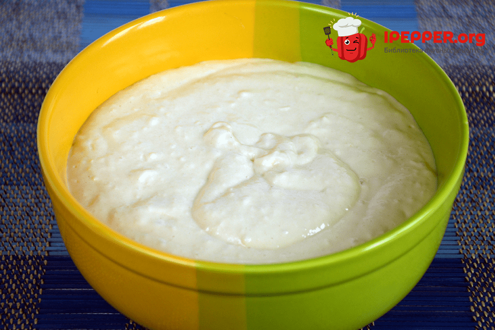 Recipe Banana griddle-cake with sour cream. Шаг 1