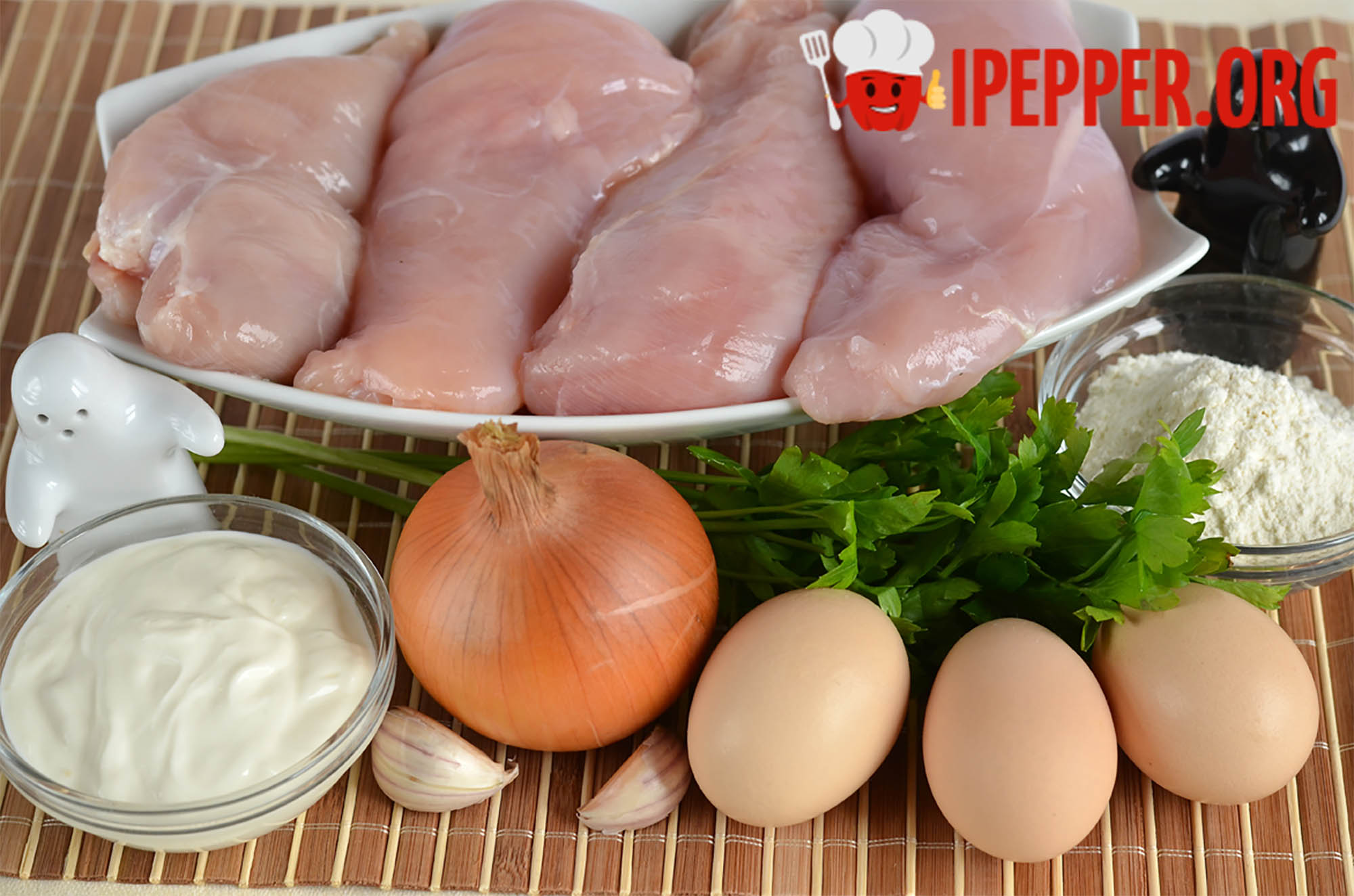 Description of Chopped chicken cutlets from chicken breast recipe