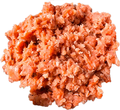 Minced pink salmon photo