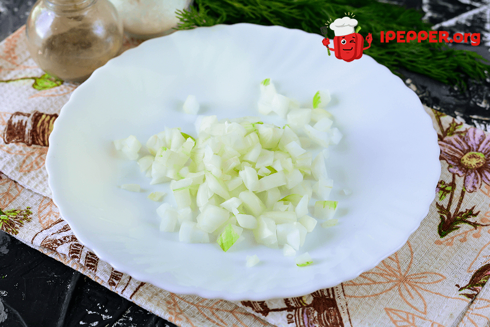 Recipe Salad Herring under a fur coat with mackerel. Шаг 2
