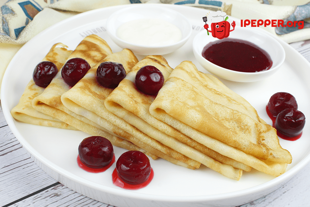 Recipe Pancakes with sour cream. Шаг 8