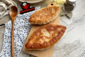 Fried pies with cabbage