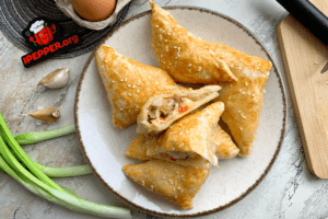 Puff pastries with chicken