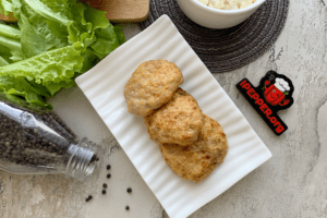 Minced chicken cutlets in the oven