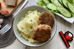 Buckwheat cutlets with minced meat