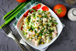 Olivier salad without carrots