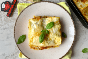 Classic lasagna with minced meat