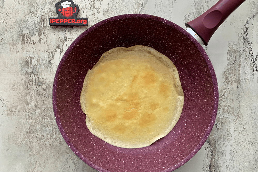 Recipe Classic pancakes with milk. Шаг 5