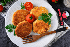 Chicken cutlets with bacon