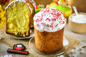 Easter cake with kefir