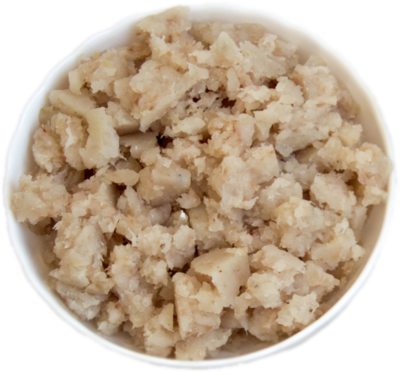 Minced fish photo